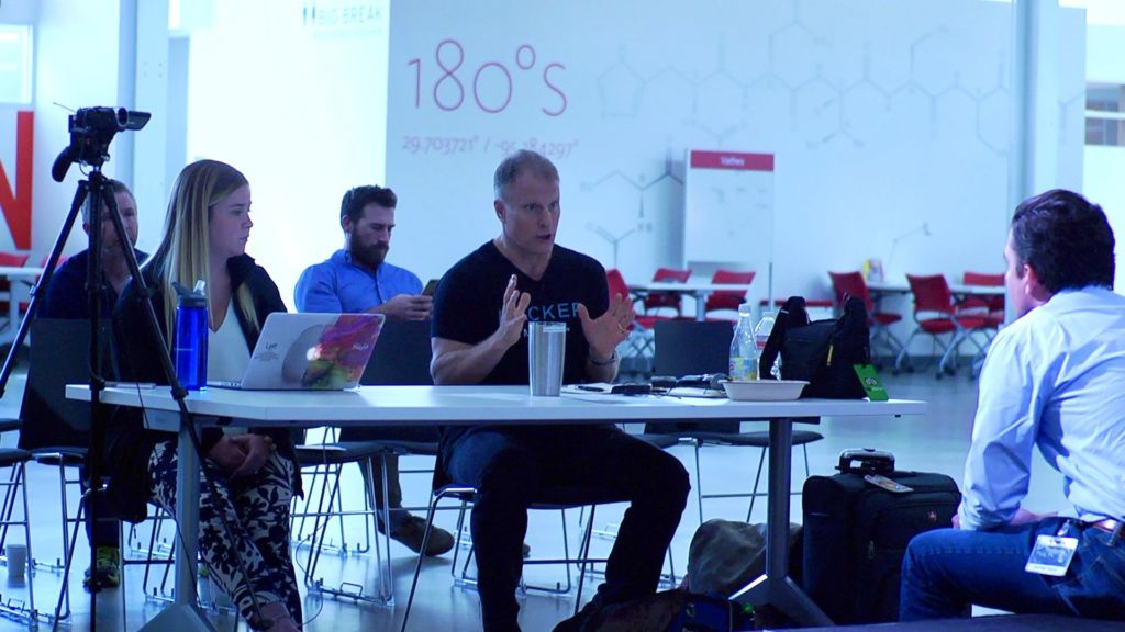 John Bates leadership training in action